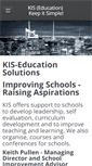 Mobile Screenshot of kis-education-solutions.com